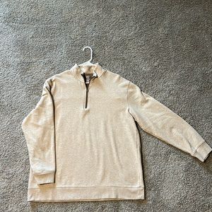 Light khaki men’s George ( Walmart) half zip